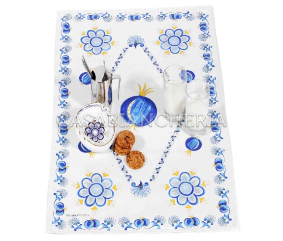 Strofinaccio stampa romagnola Melograno, strofinacci romagnoli | Casabiancheria