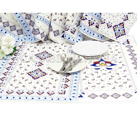 Casa Biancheria | Strofinaccio stampa romagnola Palmetta, strofinacci romagnoli faentini