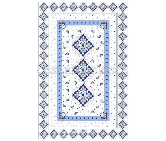 Casa Biancheria | Strofinaccio stampa romagnola Palmetta, strofinacci romagnoli faentini