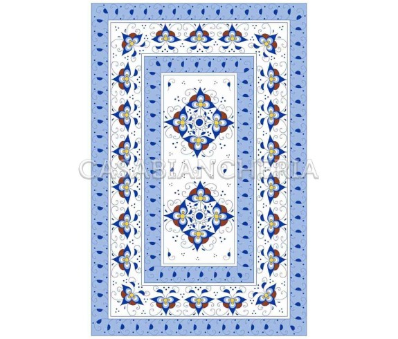 Casa Biancheria | Strofinaccio stampa romagnola Palmetta, strofinacci romagnoli faentini