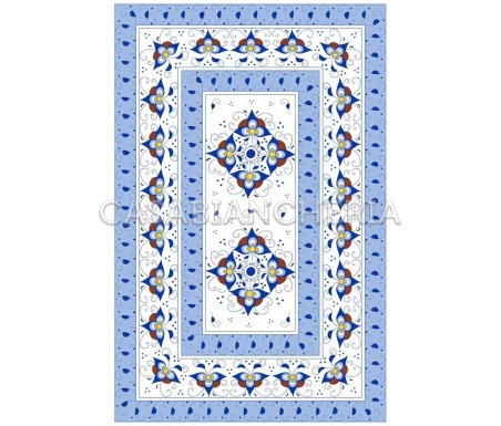 Casa Biancheria | Strofinaccio stampa romagnola Palmetta, strofinacci romagnoli faentini