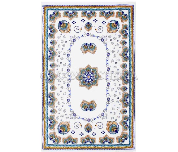 Strofinaccio stampa romagnola Pavona, strofinacci romagnoli | Casa Biancheria