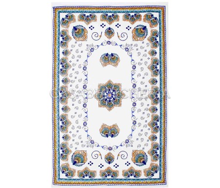 Strofinaccio stampa romagnola Pavona, strofinacci romagnoli | Casa Biancheria