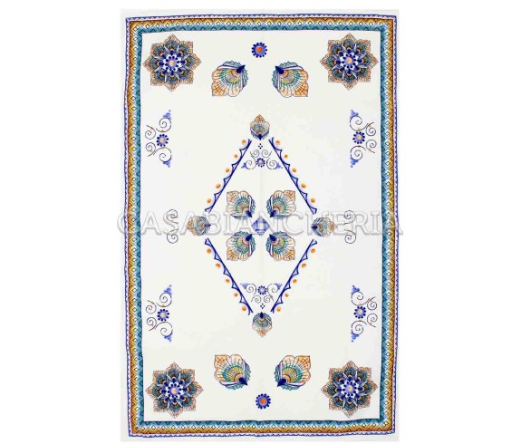 Strofinaccio stampa romagnola Pavona, strofinacci romagnoli | Casa Biancheria