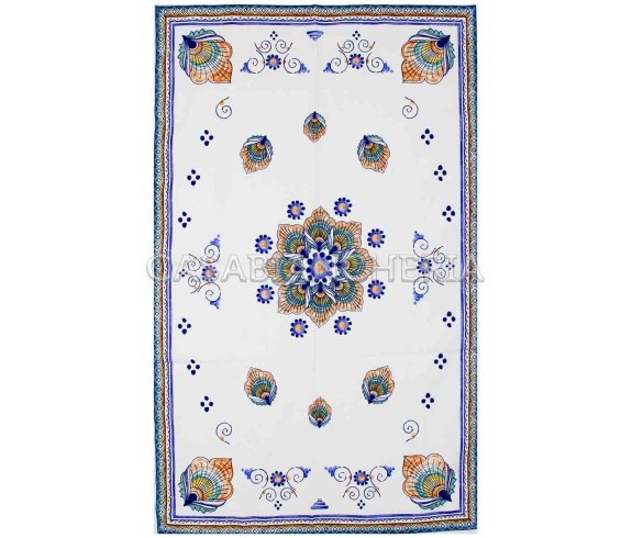 Strofinaccio stampa romagnola Pavona, strofinacci romagnoli | Casa Biancheria