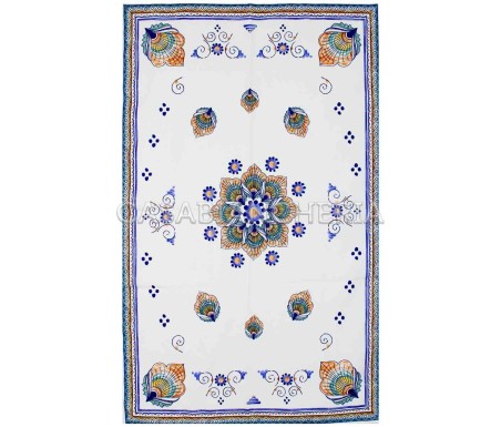 Strofinaccio stampa romagnola Pavona, strofinacci romagnoli | Casa Biancheria