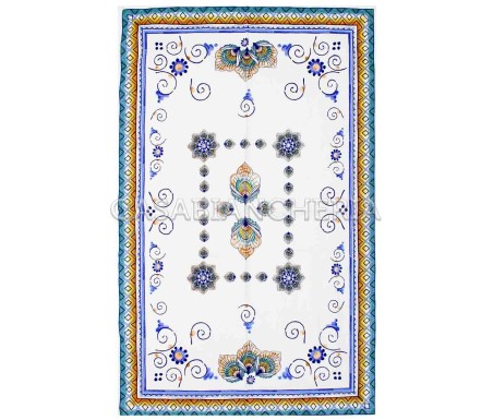 Strofinaccio stampa romagnola Pavona, strofinacci romagnoli | Casa Biancheria