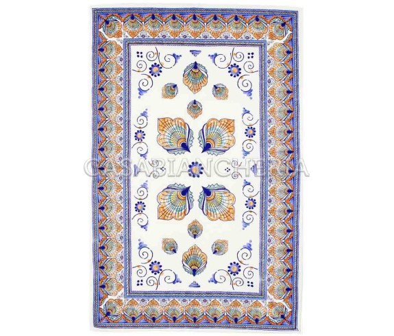 Strofinaccio stampa romagnola Pavona, strofinacci romagnoli | Casa Biancheria