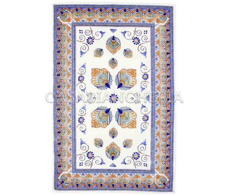 Strofinaccio stampa romagnola Pavona, strofinacci romagnoli | Casa Biancheria