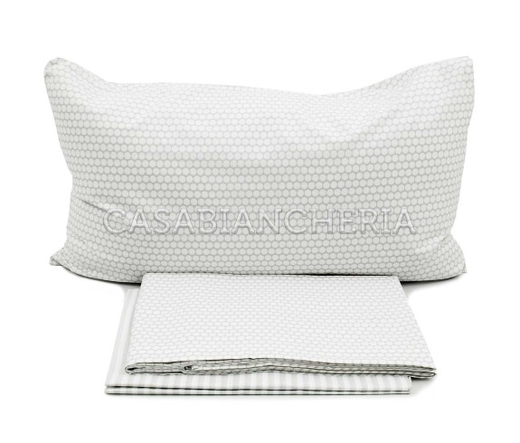 Casa Biancheria | Completo copripiumino matrimoniale Rebecca Home Pois copripiumini di cotone