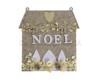 Casa Biancheria | Fuori porta Noel in feltro addobbo fuoriporta in feltro decorativo