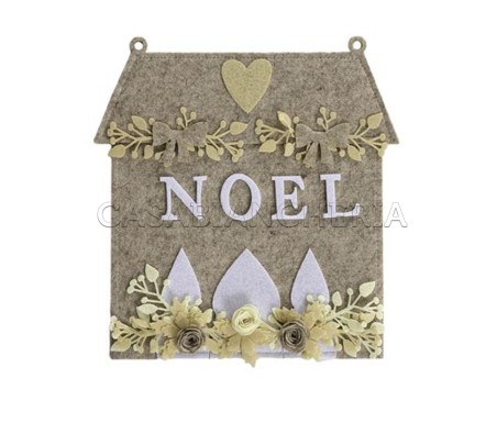 Casa Biancheria | Fuori porta Noel in feltro addobbo fuoriporta in feltro decorativo