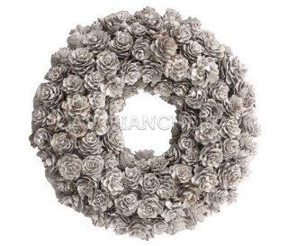 Casa Biancheria | Ghirlanda natalizia Neve centrotavola natalizi