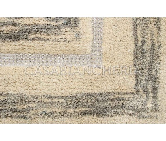 Casa Biancheria | Tappeto di cotone Diamond tappeti per bagno living camera letto