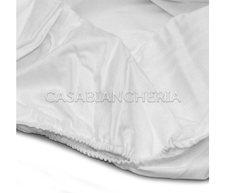 Casa Biancheria | Coprimaterasso Star fasciato con angoli coprimaterasso di cotone 2
