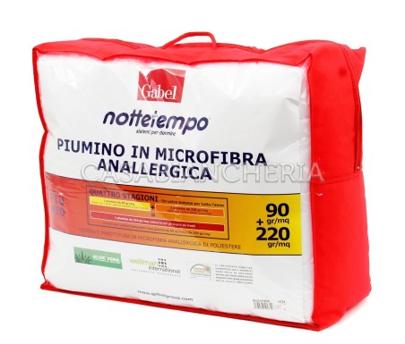 Casa Biancheria | Piumino Gabel 4 Stagioni Micro piumini invernali da interno