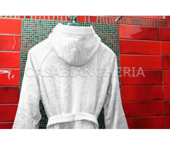 Casa Biancheria | Accappatoio spugna tinta unita Gabel Viareggio con cappuccio accappatoi gabel offerte