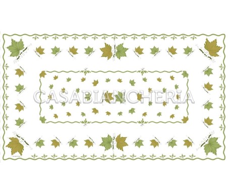 Tovaglia Romagnola Foglie - Casabiancheria.it