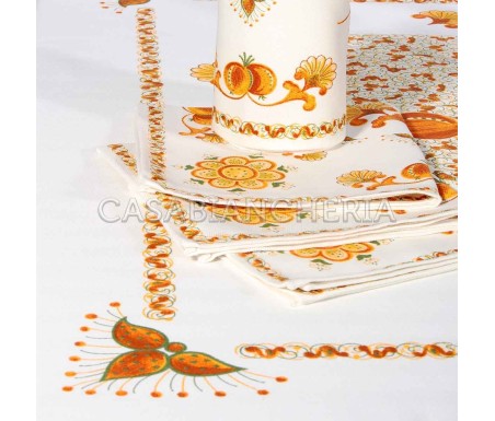 TOVAGLIA Melograno Arancio - Casabiancheria.it