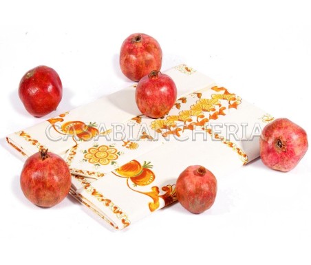 TOVAGLIA Melograno Arancio - Casabiancheria.it