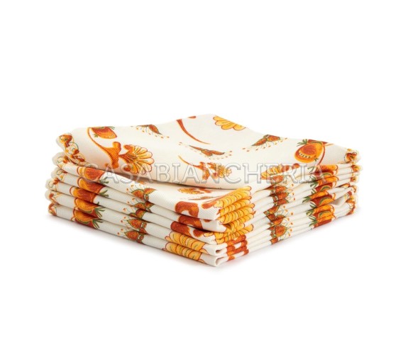 TOVAGLIA Melograno Arancio - Casabiancheria.it