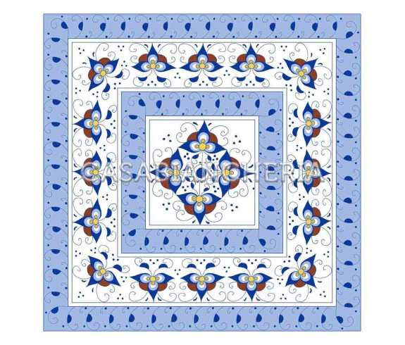 TOVAGLIA stampa romagnola PALMETTA - Casabiancheria.it