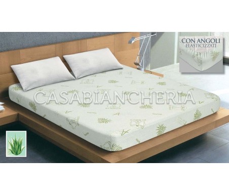 Casa Biancheria | Coprimaterasso Antiacaro con Aloe Vera salva materasso antiacaro