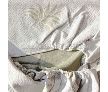 Casa Biancheria | Coprimaterasso Antiacaro con Aloe Vera salva materasso antiacaro