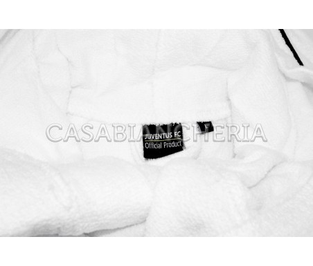 Casa Bianchreria | Accappatoio con cappuccio Juventus originale Figc accappatoi di spugna sportivi