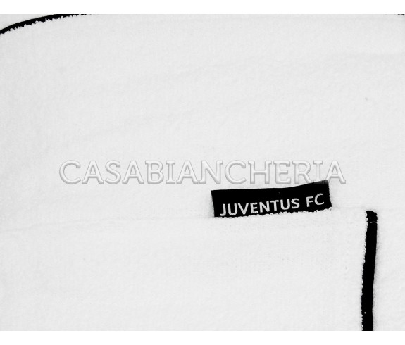 Casa Bianchreria | Accappatoio con cappuccio Juventus originale Figc accappatoi di spugna sportivi