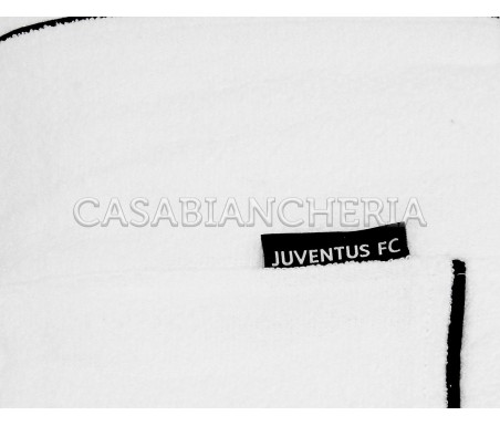 Casa Bianchreria | Accappatoio con cappuccio Juventus originale Figc accappatoi di spugna sportivi