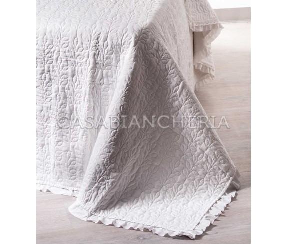 Casa Biancheia | Copriletto trapuntato matrimoniale Annette trapuntini leggeri estivi