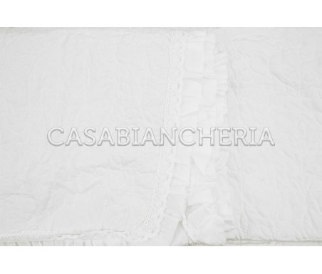 Casa Biancheia | Copriletto trapuntato matrimoniale Annette trapuntini leggeri estivi