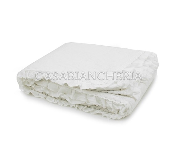 Casa Biancheia | Copriletto trapuntato matrimoniale Annette trapuntini leggeri estivi