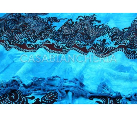 Casa Biancheria | Telo arredo copritutto Batik Medalia copritutto foulard indiani