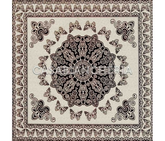 Casa Biancheria | Telo arredo copritutto Batik Black Butterfly teli arredo di cotone