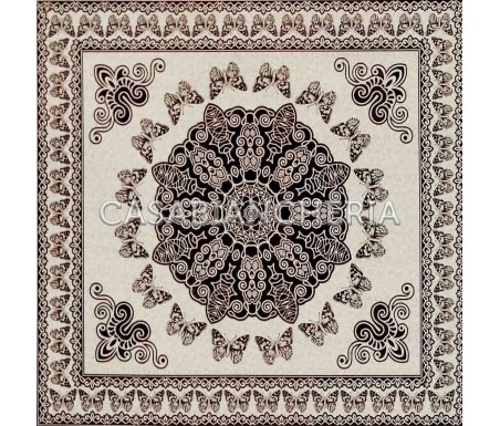 Casa Biancheria | Telo arredo copritutto Batik Black Butterfly teli arredo di cotone