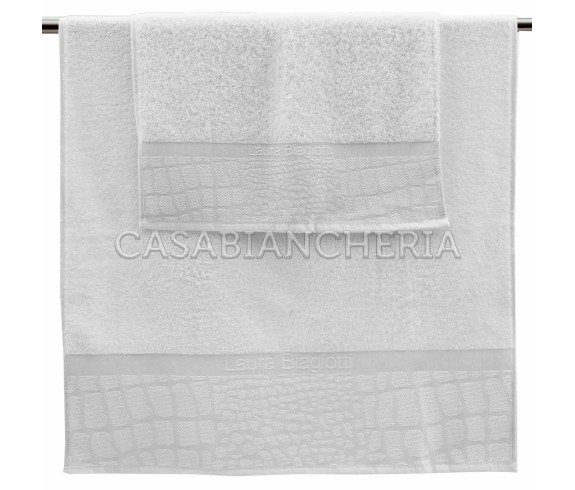 Laura Biagiotti Casa Biancheria | 2 coppie asciugamani di spugna Laura Biagiotti Alisia asciugamani da bagno