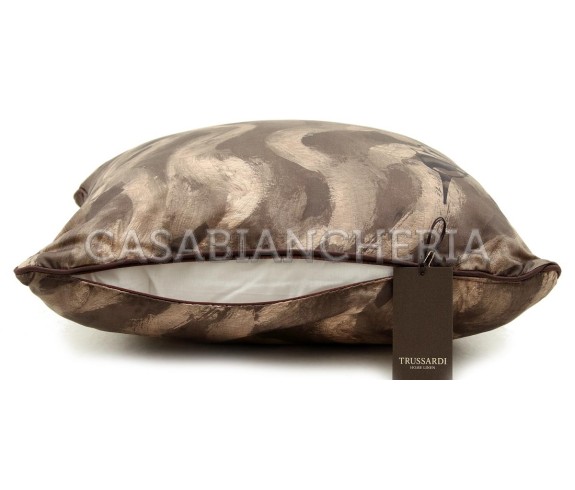 Casa Biancheria | Cuscino arredo Trussardi Knit Paint cuscini decorativi in raso