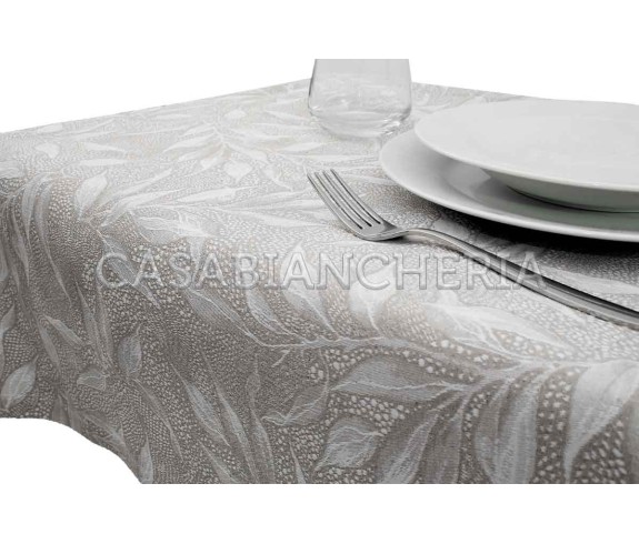 Casa Biancheria | Tovaglia jacquard Agatha tovaglie di cotone