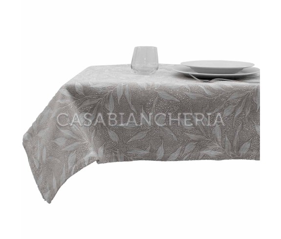 Casa Biancheria | Tovaglia jacquard Agatha tovaglie di cotone