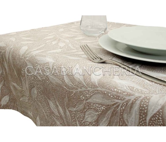 Casa Biancheria | Tovaglia jacquard Agatha tovaglie di cotone