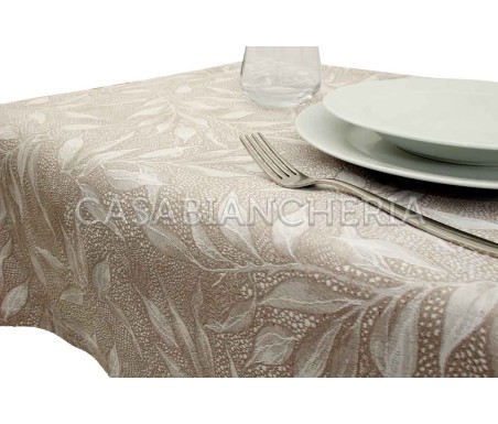 Casa Biancheria | Tovaglia jacquard Agatha tovaglie di cotone
