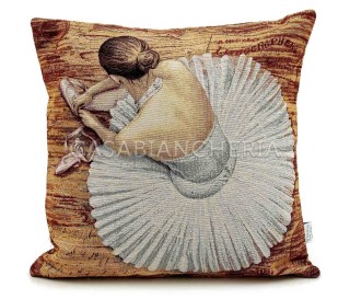 Casa Biancheria | Cuscino arredo di gobelin double face Etoile cuscino decorativo per letto e living