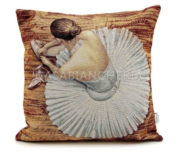 Casa Biancheria | Cuscino arredo di gobelin double face Etoile cuscino decorativo per letto e living