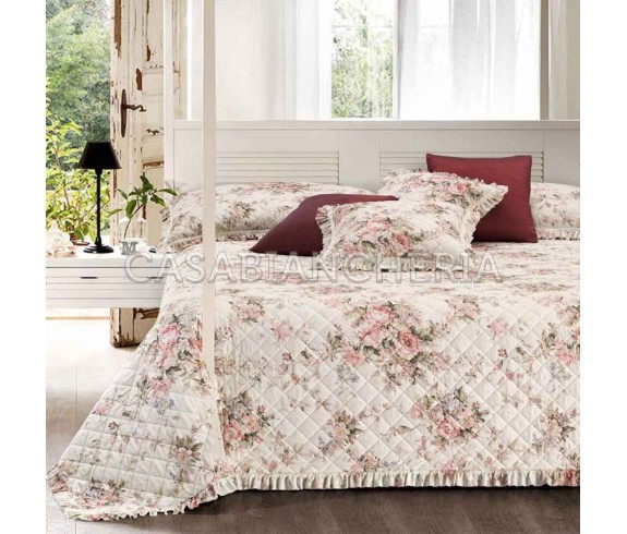 Casabiancheria | Copriletto trapuntato matrimoniale GF Ferrari California + 2 federe