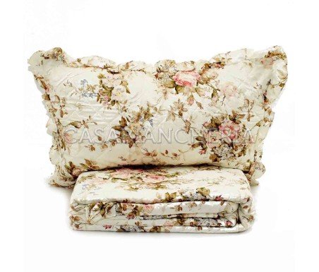 Casabiancheria | Copriletto trapuntato matrimoniale GF Ferrari California + 2 federe