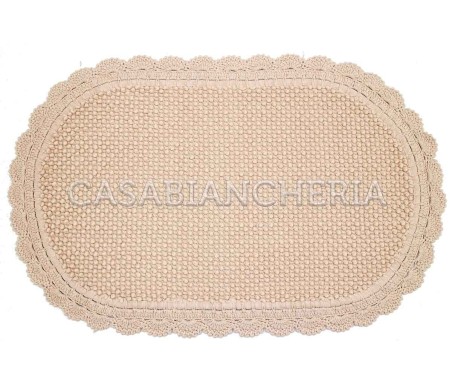 Casa Biancheria | Tappeto bagno di cotone con uncinetto Boulevard tappeti di cotone