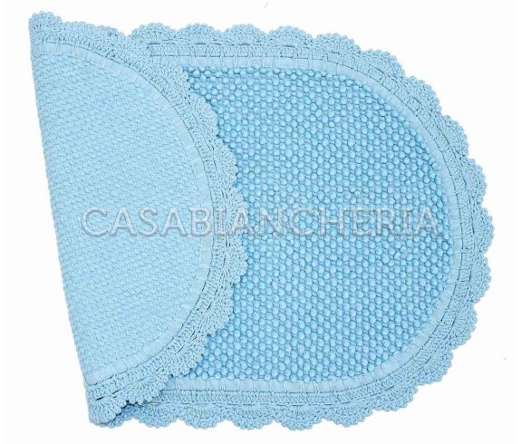Casa Biancheria | Tappeto bagno di cotone con uncinetto Boulevard tappeti di cotone
