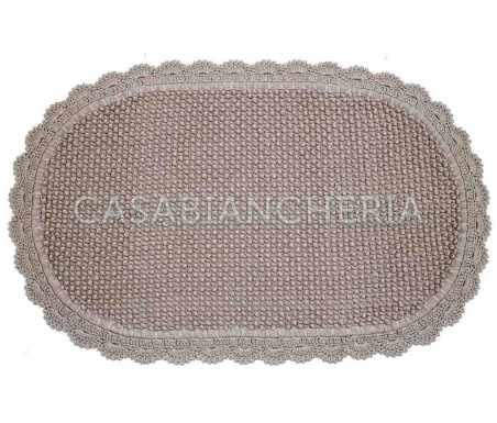 Casa Biancheria | Tappeto bagno di cotone con uncinetto Boulevard tappeti di cotone